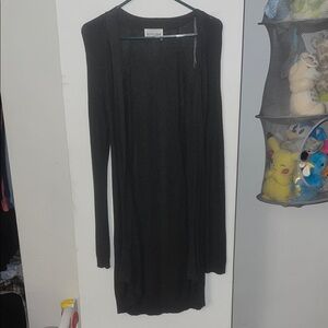 Blu Sage Charcoal Long Sleeve Dress